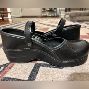 Dansko Mary Jane Black Clogs - Marcelle